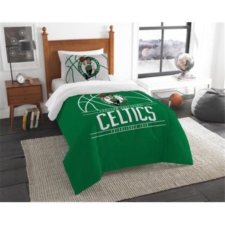 The North West Company The Northwest 1NBA862010002RET NBA 86201 Celtics Reverse Slam Comforter Set; Twin 1NBA862010002EDC